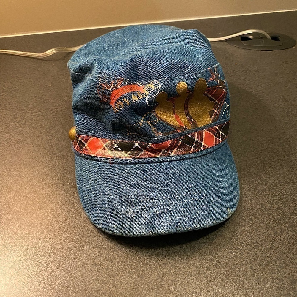 Disney Denim Rock N Roll Royalty Vintage Hat